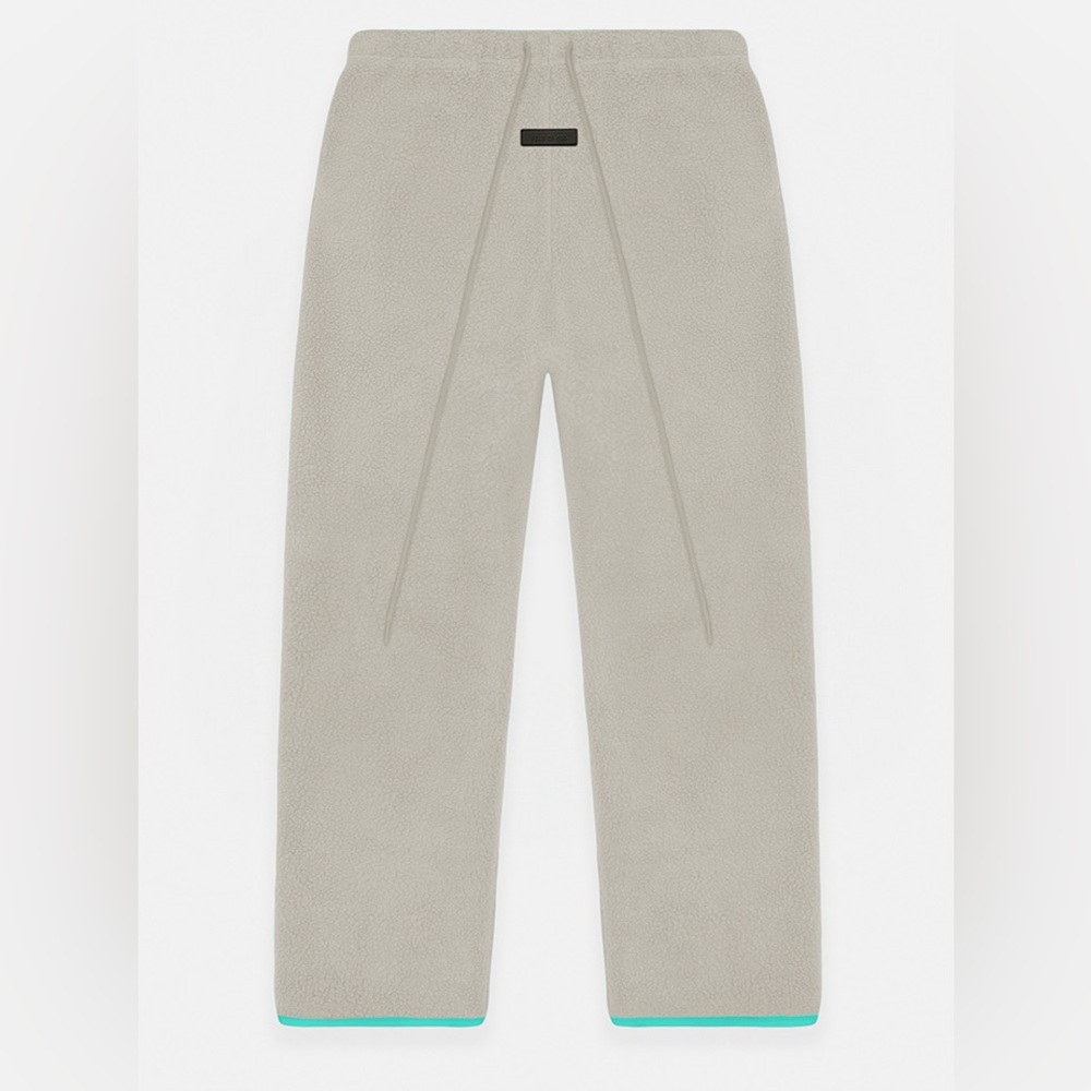 NWT Fear of God ESSENTIALS Seal Sherpa Polar Fleece Sweatpants Large